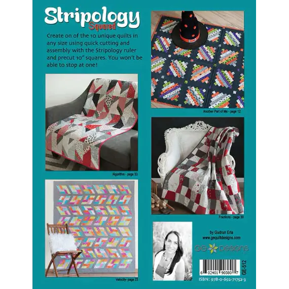 Stripology Squared Book Back By GE Designs Gurdun Erla
