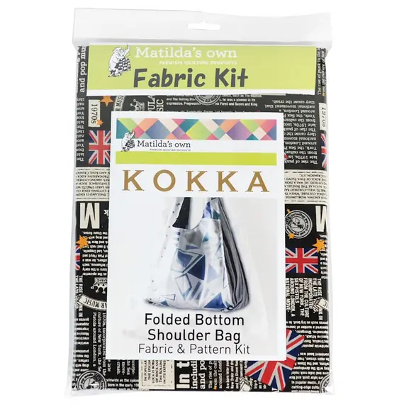 KOKKA Folded Bottom Shoulder Bag Pattern & Fabric Kit
