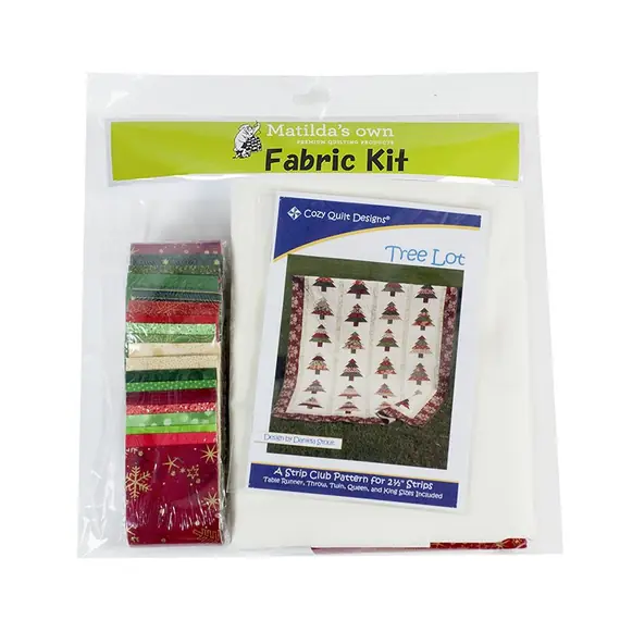 Tree Lot Pattern and Fabric Kit​ by Cozy Quilt Designs - Fabric and Pattern Kit