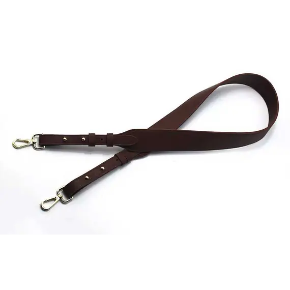 Genuine Leather Adjustable Bag Handles 100 to 112 cms Brown
