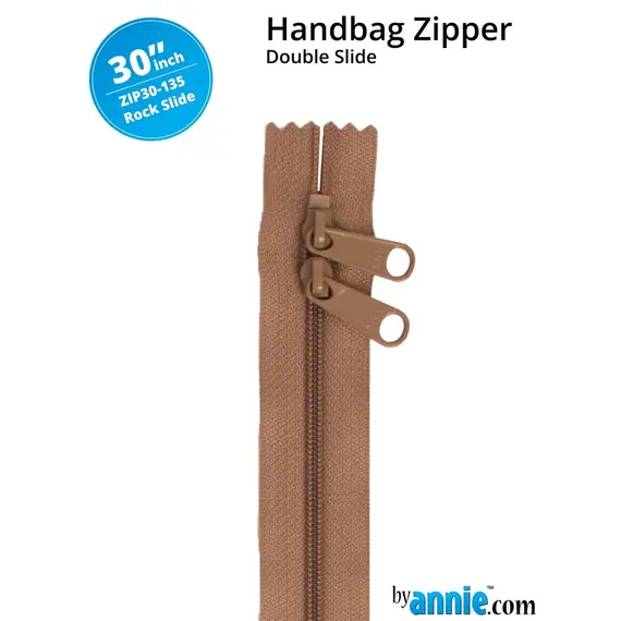By Annie 30 Inch Handbag Zipper Rock Slide - See Video
