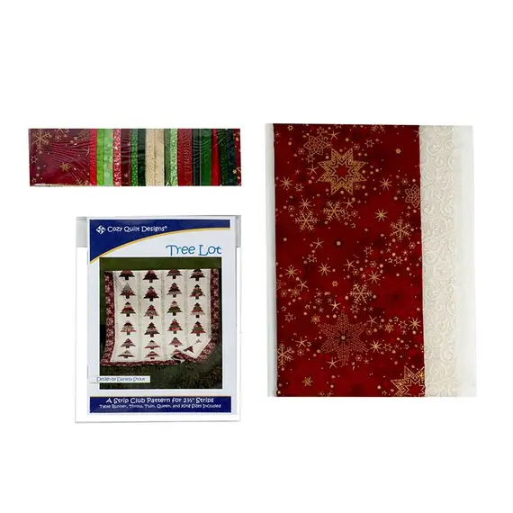 Tree Lot Pattern and Fabric Kit​ by Cozy Quilt Designs - Fabric and Pattern Included