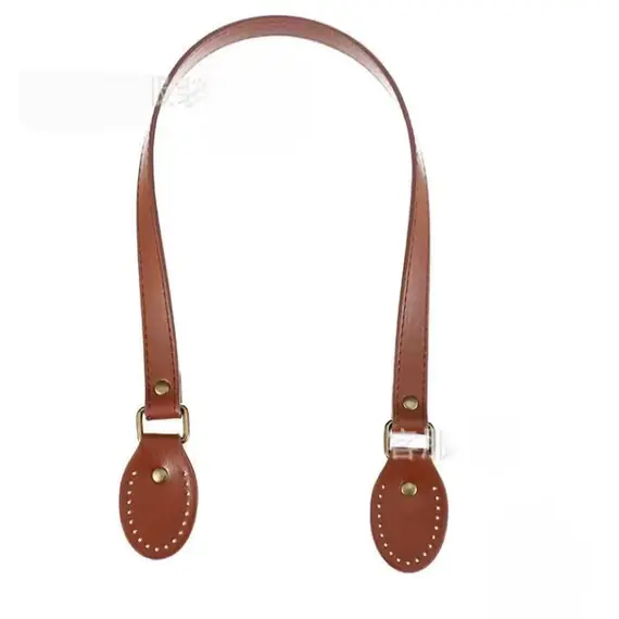 PU Leather Flat Strap 66 cms -Brown