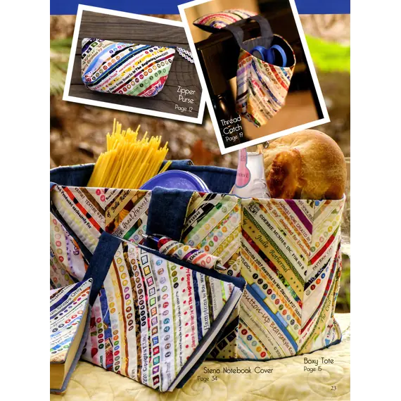 Save the Selvages Pattern Book by Cozy Quilt Designs - Inspiration 1