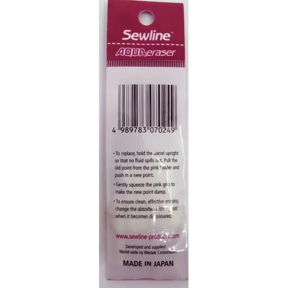 Aqua Eraser 6 x Nib Refills Only by Sewline