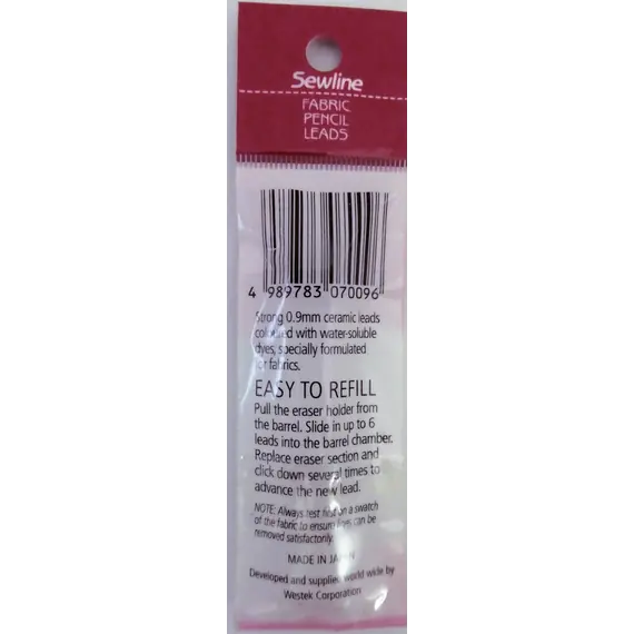 Ceramic Lead Pink Refill Pack x 6 by Sewline