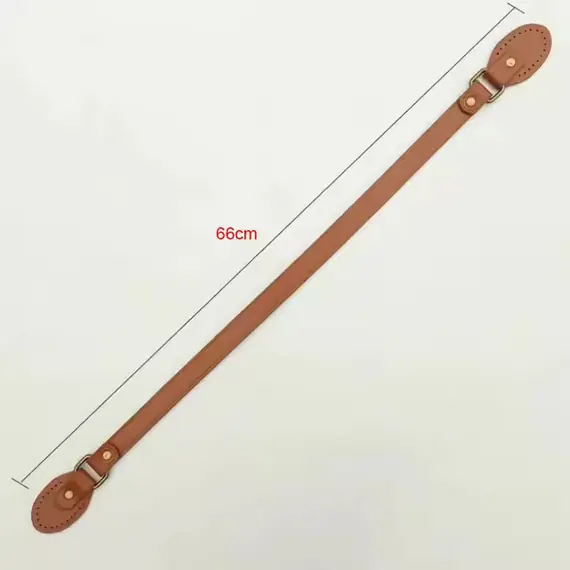 PU Leather Flat Strap 66 cms Length Measurement