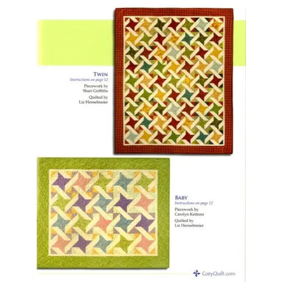 Fat Quarters Anonymous Pattern Book by Cozy Quilt Designs - Friend in Hand 2