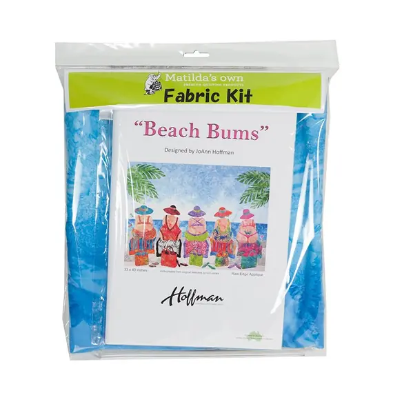 Beach Bums Applique Quilt Pattern and Fabric Kit by JoAnn Hoffman - Fabric and Pattern