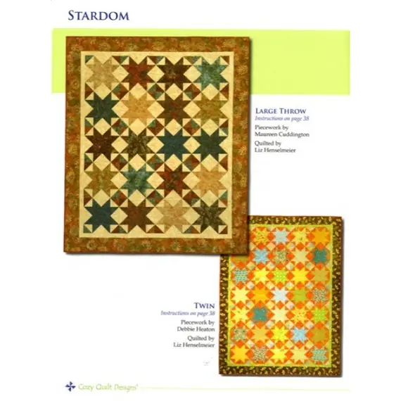 Fat Quarters Anonymous Pattern Book by Cozy Quilt Designs - Stardom