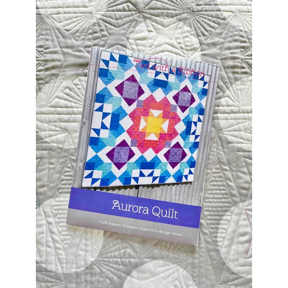 Aurora Quilt Pattern by Tied With A Ribbon - Image of actual Pattern