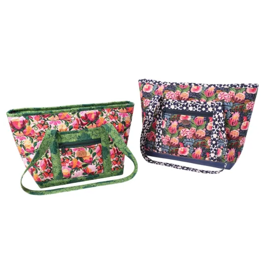 Two Little Totes Pattern by Annie - Completed ready to travel