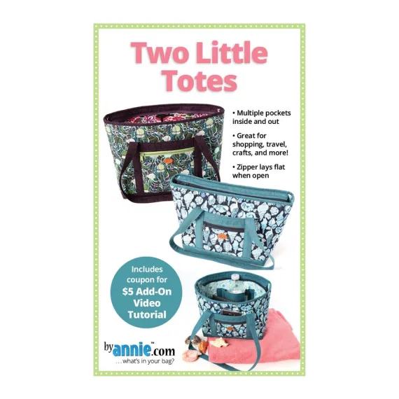 Two Little Totes Pattern by Annie SEE VIDEOS