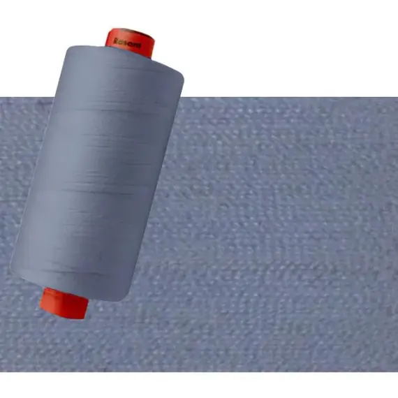 Light Antique Blue #0392 Rasant Thread 1000M - Image of Reel and Colour Swatch