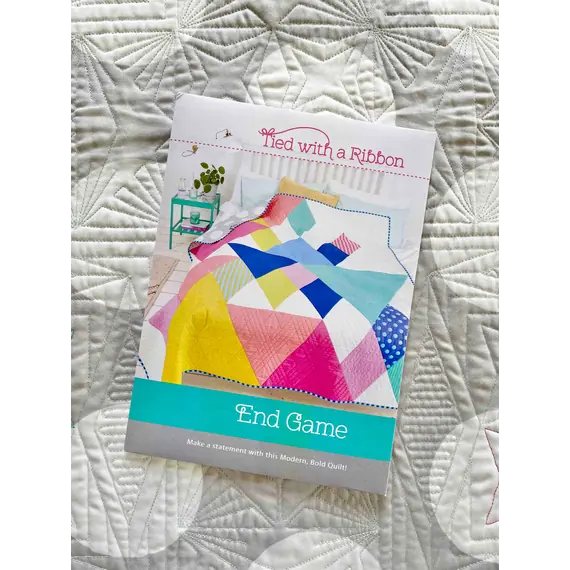 End Game Quilt Pattern by Tied With A Ribbon - Pattern Cover