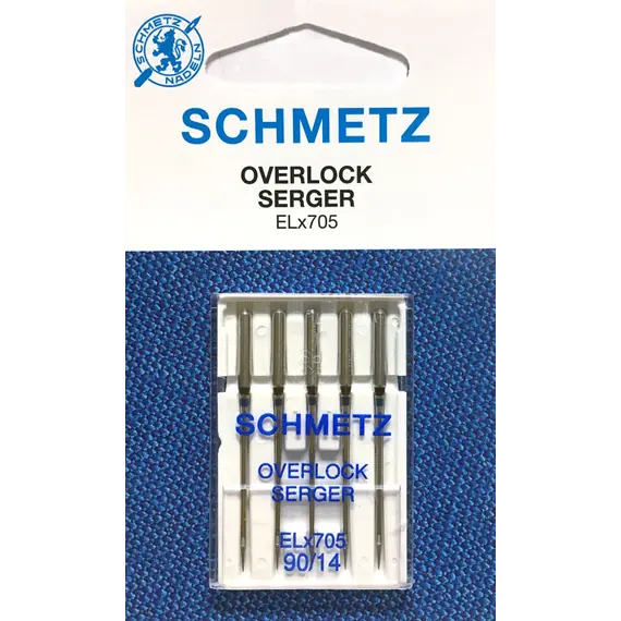 Schmetz 90/14 Overlocker/Serger Sewing Machine Needle