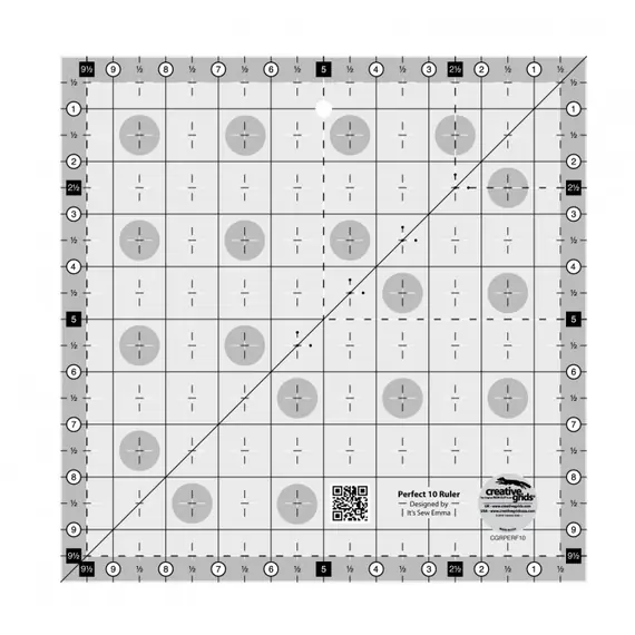 Creative Grids Perfect 10 Ruler CGRPERF10 - Image of Ruler