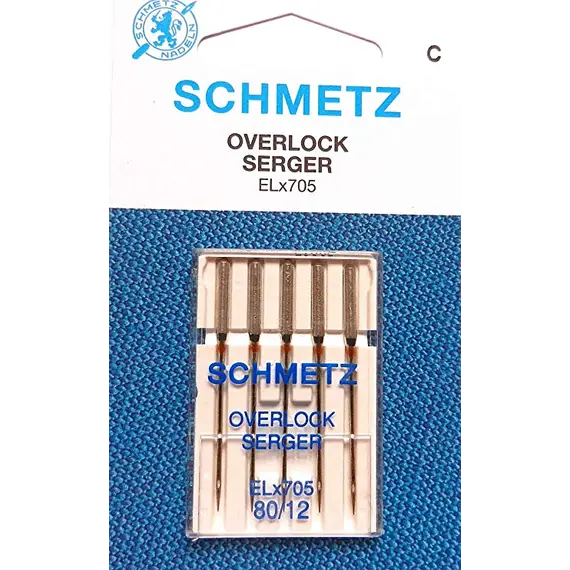 Schmetz 80/12 Overlocker/Serger Sewing Machine Needle