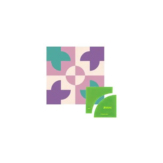 Drunkards Path 2 inch Patchwork Template Set