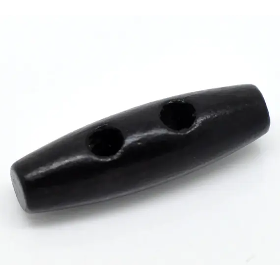 Black Toggle Buttons 3.5 x 1.1 cms x 5