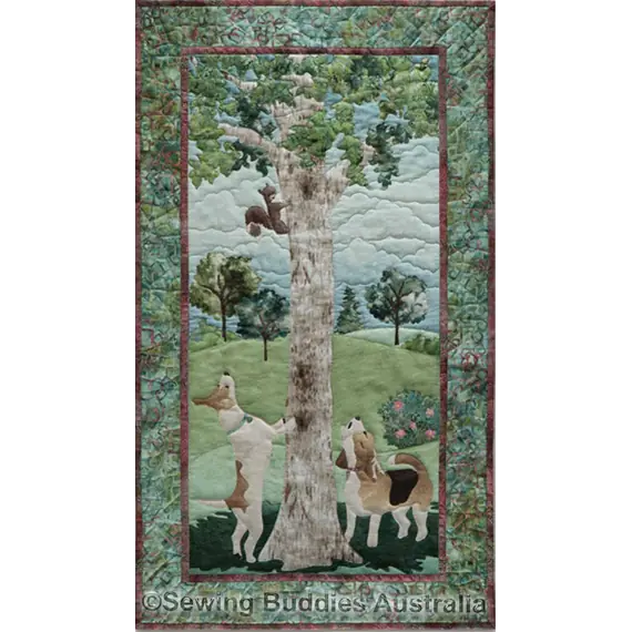 Thrill of the Chase Pattern 2 of Dog Park by McKenna Ryan