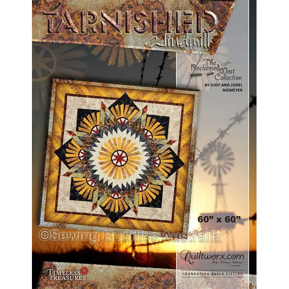 Tarnished Windmill Quilt Pattern by Judy Niemeyer
