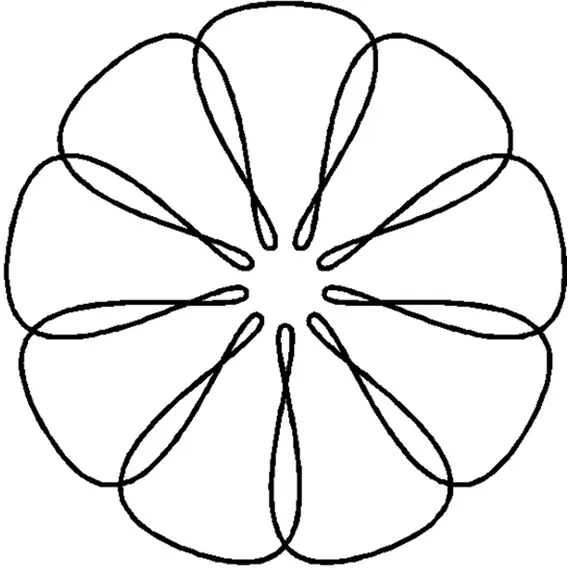 Continuous Flower Blossom #30414
