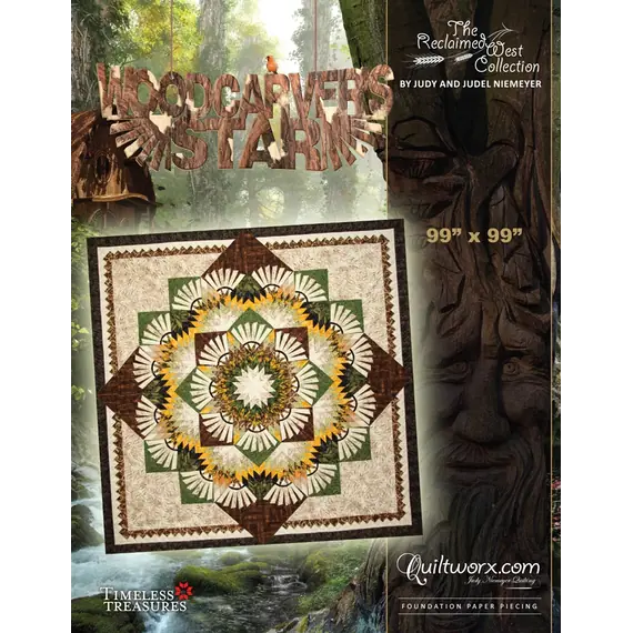Woodcarvers Star Quilt Pattern by Judy Niemeyer