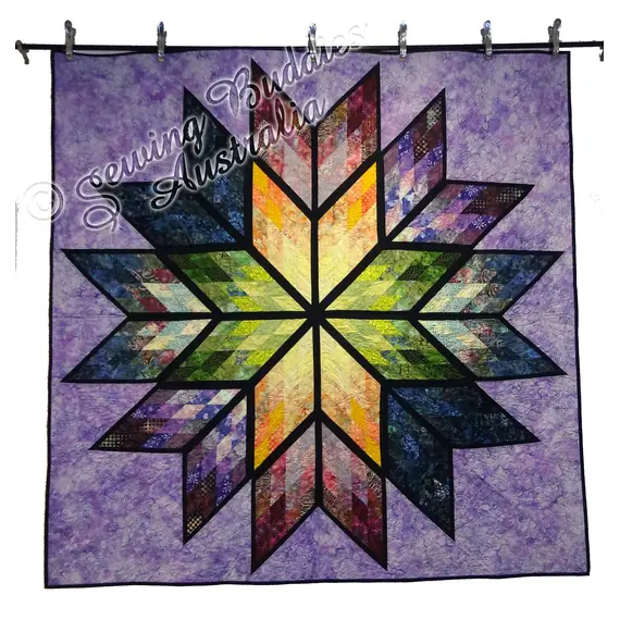 Prismatic Star Quilt Pattern by Judy Niemeyer
