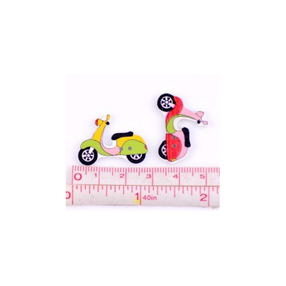 Scooter Buttons x 6