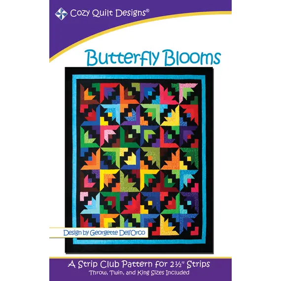 Butterfly Blooms Pattern by Cozy Quilt Designs