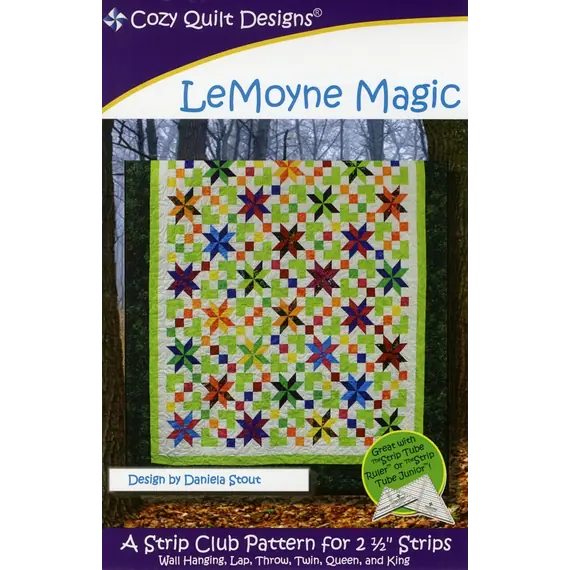 LeMoyne Magic Pattern by Cozy Quilt Designs - See Video