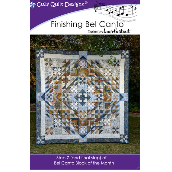 Crescendo Pattern (Bel Canto Block 3) by Cozy Quilt Designs