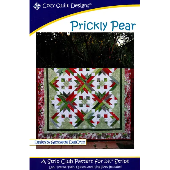 Prickly Pear Pattern by Cozy Quilt Designs - See Video