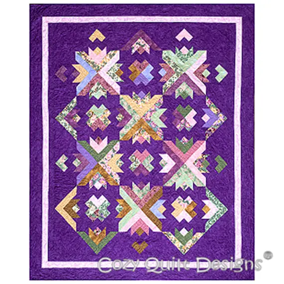 Beach City Blooms Pattern by Cozy Quilt Designs