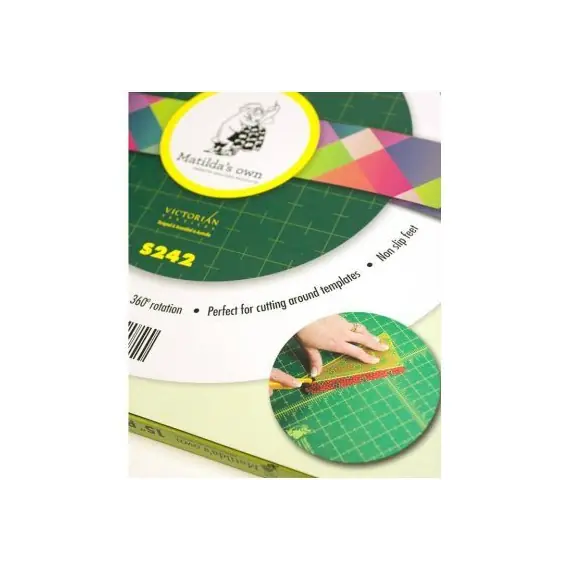 Self Healing Rotating Cutting Mat (Round 15" 38 cms)