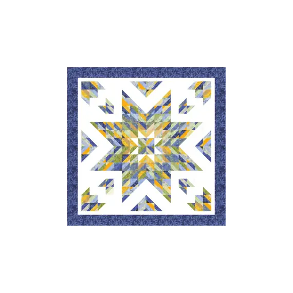 Almost Alone Star Pattern by Cozy Quilt Designs - See Video