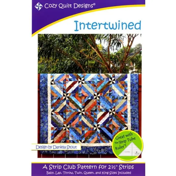 Intertwined Pattern by Cozy Quilt Designs - See Video
