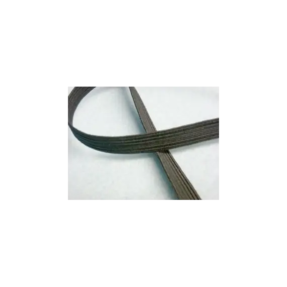 10 metres x 5mm Braided Superior Quality Elastic White or Black