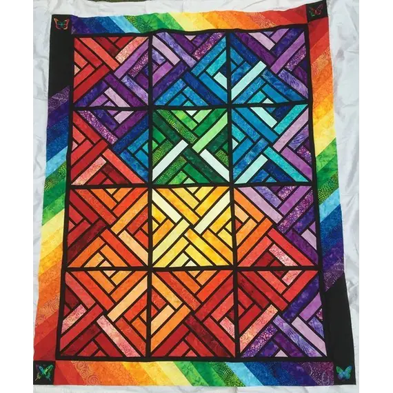 Fractured Paint Box Quilt Pattern by Judy Niemeyer