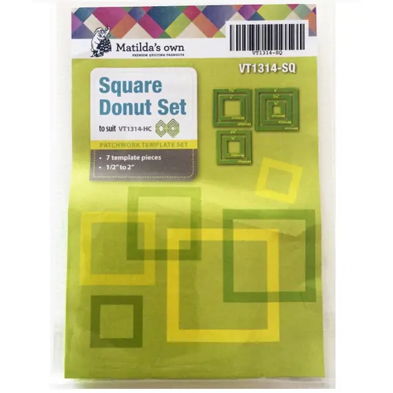 Square Donut Patchwork Template Set Matilda's Own