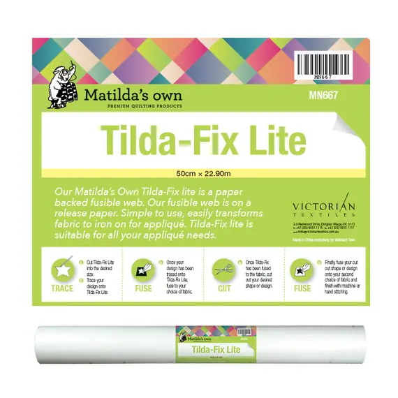 Tilda-Fix Lite Fusible Web Matilda's Own Per Metre