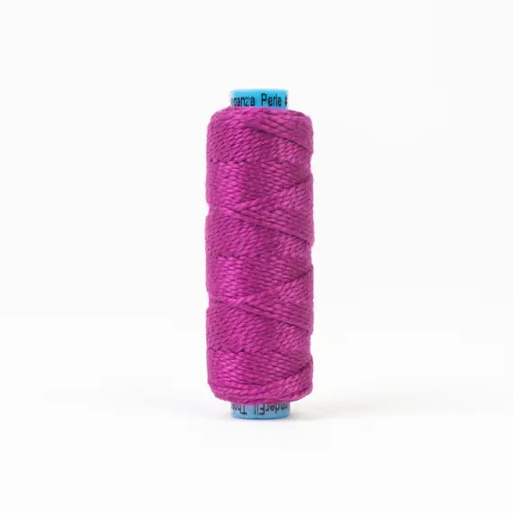 Fuchsia Fever Perle Eleganza 100% Egyptian Cotton Sue Spargo by Wonderfil 3wt 5wt and 8wt