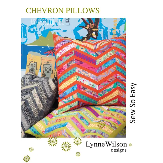 Chevron Pillows by Lynne Wilson Designs - SEE VIDEO
