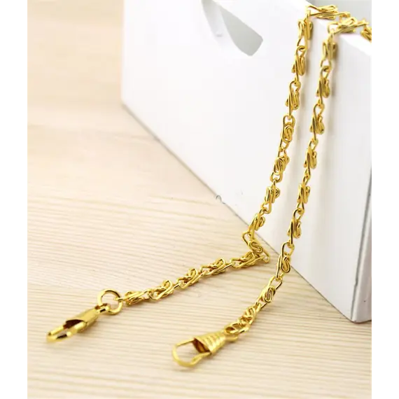 Fine Chain Bag Handles 120 cm Multiple Colours Available