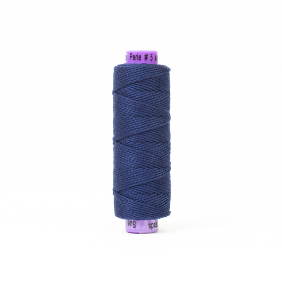 Indigo Perle Eleganza 100% Egyptian Cotton Sue Spargo by Wonderfil 3wt 5wt and 8wt
