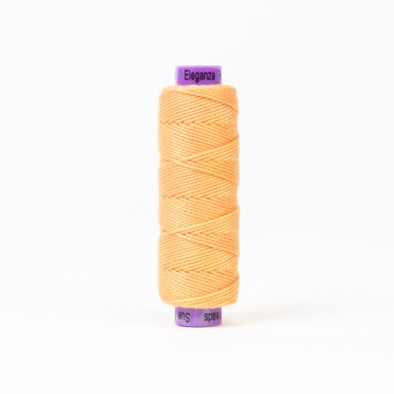 Peach Puff Perle Eleganza 100% Egyptian Cotton Sue Spargo by Wonderfil 3wt 5wt and 8wt