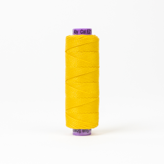 Lemon Curd Perle Eleganza 100% Egyptian Cotton Sue Spargo by Wonderfil 3wt 5wt and 8wt