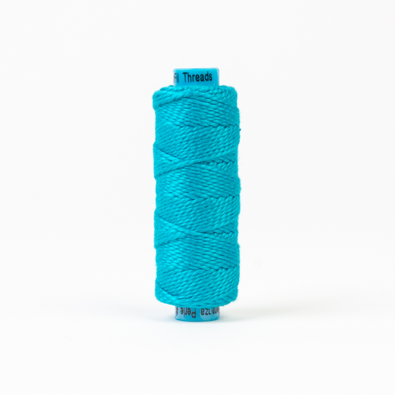 Paradise Blue Perle Eleganza 100% Egyptian Cotton Sue Spargo by Wonderfil 3wt 5wt and 8wt