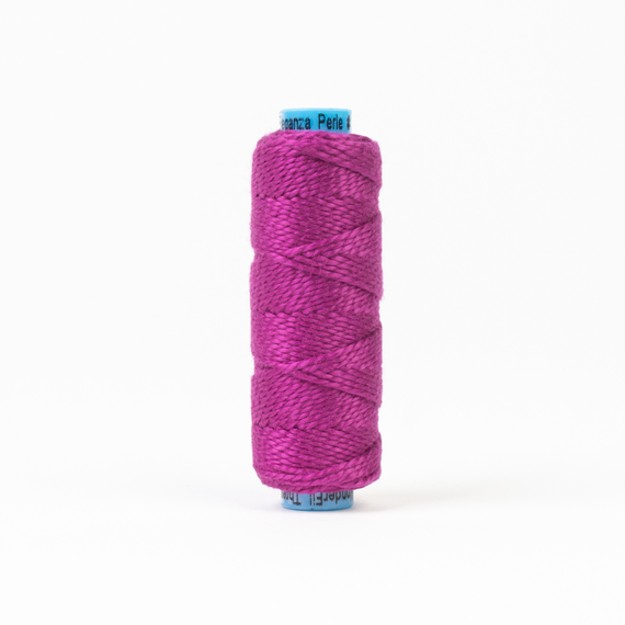 Fuchsia Fever Perle Eleganza 100% Egyptian Cotton Sue Spargo by Wonderfil 3wt 5wt and 8wt